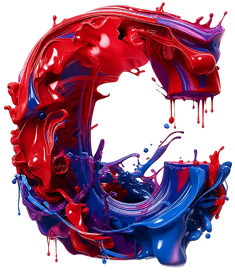 Colorful CMA C paint mark