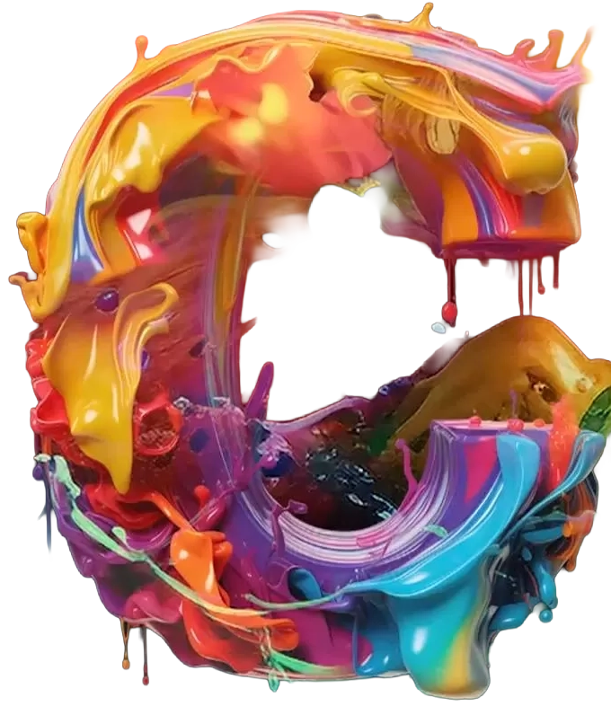 Colorful CMA C paint mark